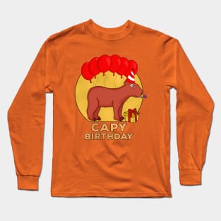 Capy Birthday Long Sleeve T-Shirt